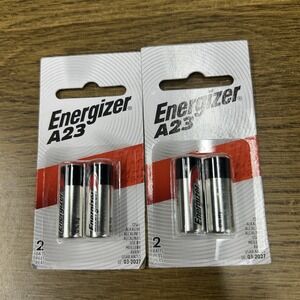 Lot Of 2 Alkaline Batteries Size A23 2 Each  by Energizer‎